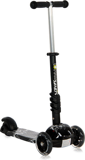 Lorelli Kids Scooter Foldable Smart Plus 2021 3-Wheel with Seat for 3+ Years Black