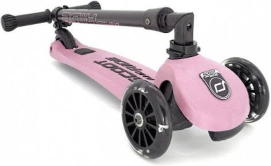 Scoot & Ride Παιδικό Πατίνι Αναδιπλούμενο Highwaykick 3 Τρίτροχο για 3-6 Ετών Ροζ