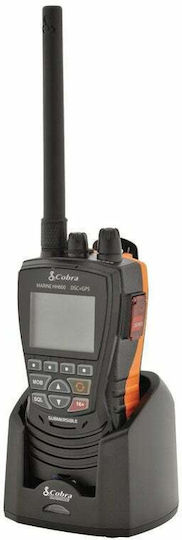 Cobra MR HH600 FLT GPS BTE Funkgerät VHF Marine 6W mit Monochromdisplay