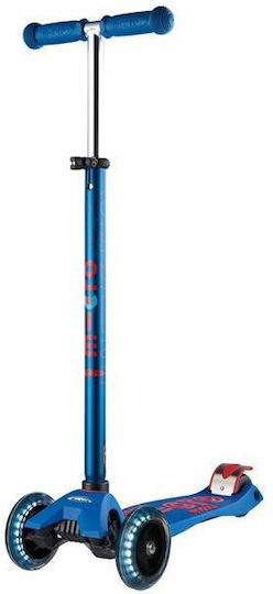 Micro Kids Scooter Maxi Deluxe Led 3-Wheel Blue for 5+ Years