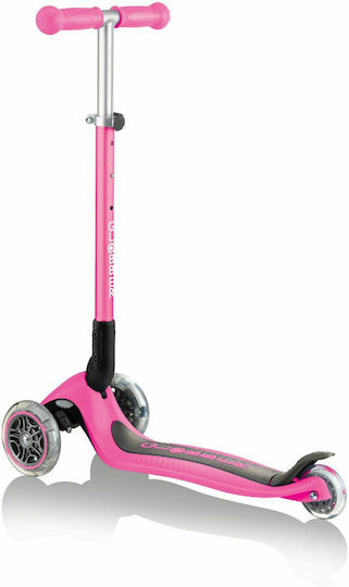Globber Kids Scooter Foldable Primo Foldable Total 3-Wheel for 3+ Years Fuchsia