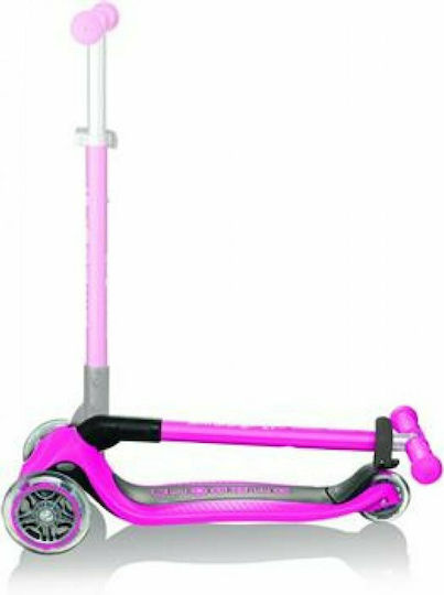 Globber Kids Scooter Foldable Primo Foldable Total 3-Wheel for 3+ Years Fuchsia