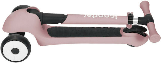 Bebe Stars Kids Scooter Foldable iSporter Pro 3-Wheel for 5+ Years Pink