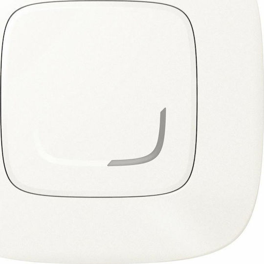 Legrand Valena Allure Netatmo Comutator Încastrat Dimmer cu Rama Clasic Buton 300W în Culoare Albă