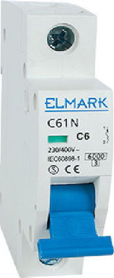 Elmark 1-Pole Automatic Circuit Breaker 16A 41116C