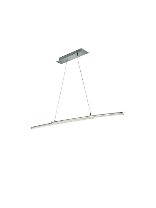 Trio Lighting Spread Pendant Light LED Rail with Natural White Light Silver