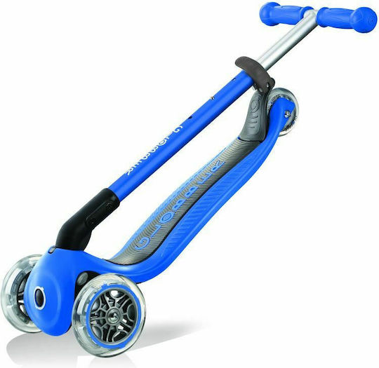 Globber Kids Scooter Foldable Primo Foldable Total 3-Wheel for 3+ Years Blue