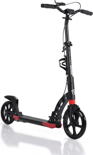 Byox Kids Scooter Foldable Contrast 2-Wheel For 10+ Years Black