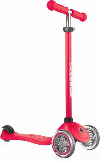 Globber Kids Scooter Primo V2 Total 3-Wheel for 3+ Years Neon Red