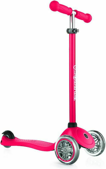 Globber Kids Scooter Primo V2 Total 3-Wheel for 3+ Years Neon Red