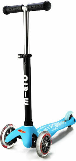 Micro Παιδικό Πατίνι Mini2Go Deluxe Plus Τρίτροχο με Κάθισμα για 1-5 Ετών Μπλε