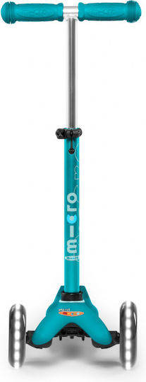 Micro Kids Scooter Mini Deluxe Led 3-Wheel for 2-5 Years Light Blue