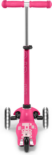 Micro Kids Scooter Mini Deluxe Led 3-Wheel for 2-5 Years Pink