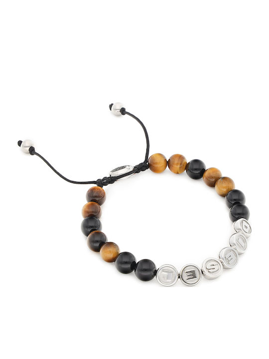 Diesel Brățară Pentru Bărbați Macrame Din Șnur 19.5cm