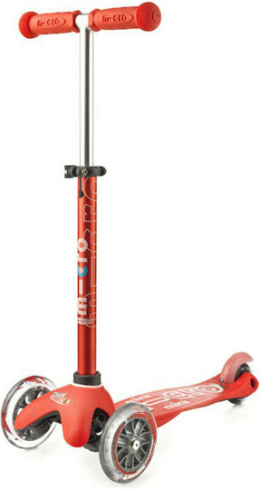 Micro Kids Scooter Mini Deluxe 3-Wheel for 2-5 Years Red
