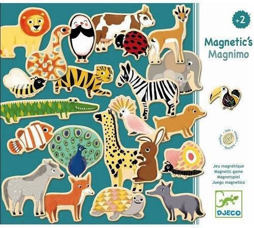 Djeco Magnetic Construction Toy Animals for Children 2+ Years