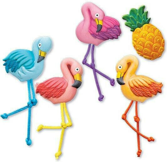 4M Magnetic Construction Toy Mould & Paint Flamingos for Children 5+ Years