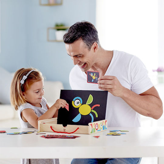 Hape Μαγνητικό Παιχνίδι Κατασκευών Art Box για Παιδιά 3+ Ετών