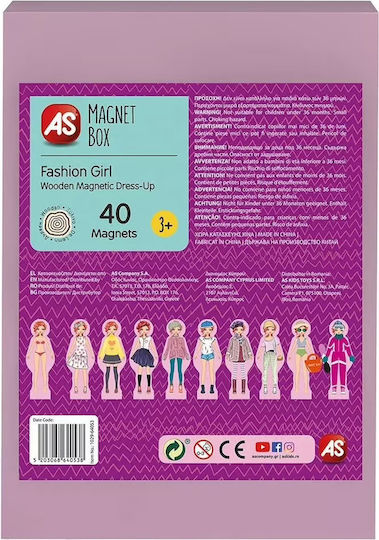 AS Magnetic Construction Toy Fashion Girl for Children 2+ years+ Years