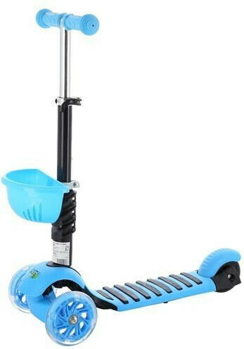 Nils Kids Scooter HLB08 3-Wheel with Seat Blue