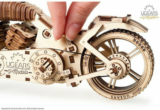 Ugears Παιχνίδι Κατασκευών Ξύλινo Bike VM-02 για Παιδιά 8+ Ετών