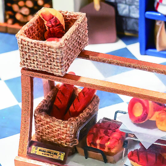 Robotime Παιχνίδι Κατασκευών Ξύλινo DIY Nancy’s Bake Shop για Παιδιά 14+ Ετών
