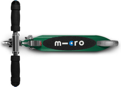 Micro Trotinetă pentru Copii Pliabil Sprite LED 2 roți pentru 6+ Ani Verde