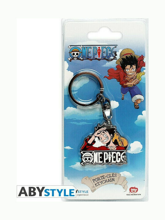 Abysse One Piece Luffy New World Metallic Wallet Keychain