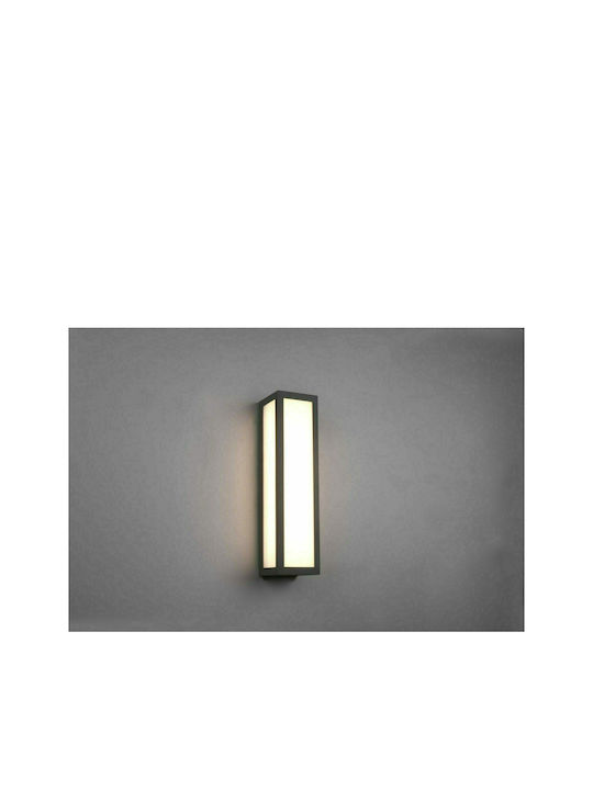 Trio Lighting Fuerte Wall-Mounted Outdoor Ceiling Light LED IP54 10.5W with Warm White Light 9x36εκ.