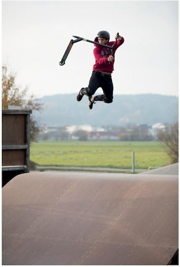 Schildkrot Kids Scooter Kickless 2-Wheel Freestyle for 8+ Years Forest