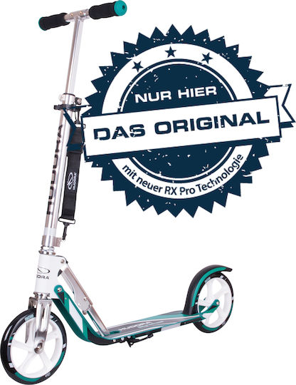 Hudora Παιδικό Πατίνι Αναδιπλούμενο Big Wheel 205 Δίτροχο Ασημί