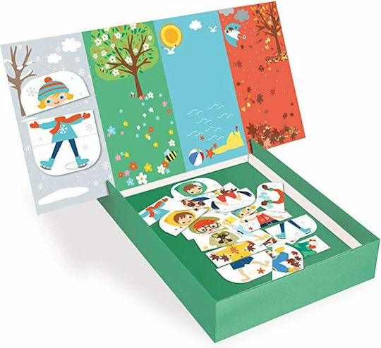 Apli Kids Μαγνητικό Παιχνίδι Κατασκευών Seasons για Παιδιά 3+ Ετών AP-17160