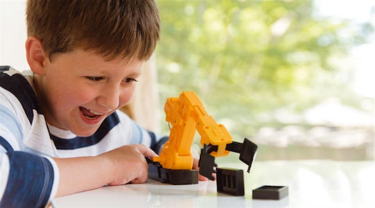 4M Kunststoff-Bauspielzeug Robotischer Arm für Kinder ab 8+ Jahre Jahren