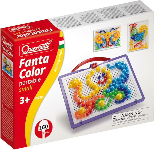 Quercetti Παιχνίδι Κατασκευών Πλαστικό Fantacolor Portable Small για Παιδιά 3+ Ετών