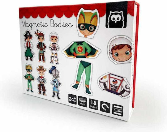 Eureka Magnetic Construction Toy Match the Heroes for Children 3 Plus Years