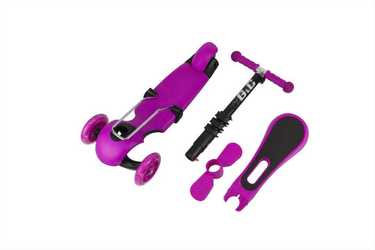 Scooter Παιδικό Πατίνι Fun Τρίτροχο με Κάθισμα Ροζ