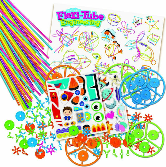 4M Plastic Construction Toy with Flexi-tube Straws for Children 4+ years old+ Years