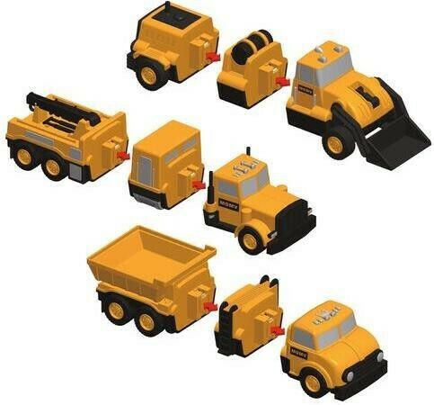 Popular PlayThings Магнитна Конструктивна Игра Mix or Match Builder Tracks