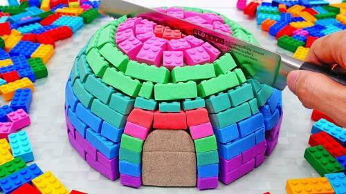 Wabafun Construction Toy with Sand Ultimate Brick Maker Pink for Children 3+ Years