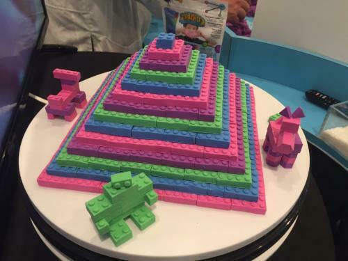 Wabafun Construction Toy with Sand Ultimate Brick Maker Pink for Children 3+ Years