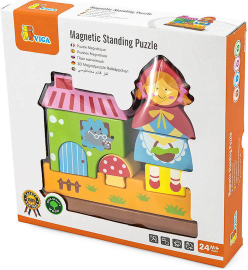 Viga Toys Μαγνητικό Παιχνίδι Κατασκευών 3D Κοκκινοσκουφίτσα για Παιδιά 4+ Ετών