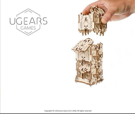 Ugears Παιχνίδι Κατασκευών Ξύλινo Πύργος για Ζάρι για Παιδιά 8+ Ετών