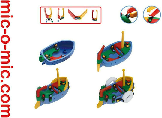 Mic O Mic Plastic Construction Toy Boat Kit