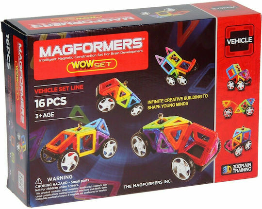 Magformers Μαγνητικό Παιχνίδι Κατασκευών Vehicle Wow για Παιδιά 3+ Ετών