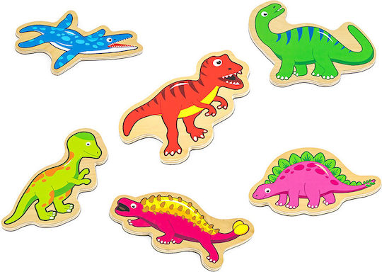 Viga Toys Viga Toys Magnetic Construction Toy Wooden Dinosaur Magnets 20 pcs for Children 4+ Years