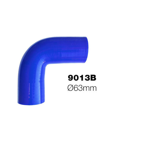 Simoni Racing Car Silicone Hose Air Intake with 45° Angle 63mm Diameter σε 51mm Universal Blue
