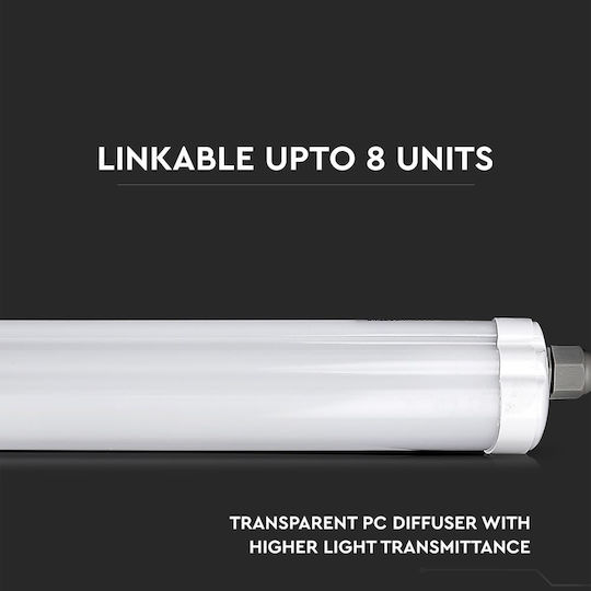 V-TAC Lighting Batten Outdoor with Integrated LED 36W 120cm
