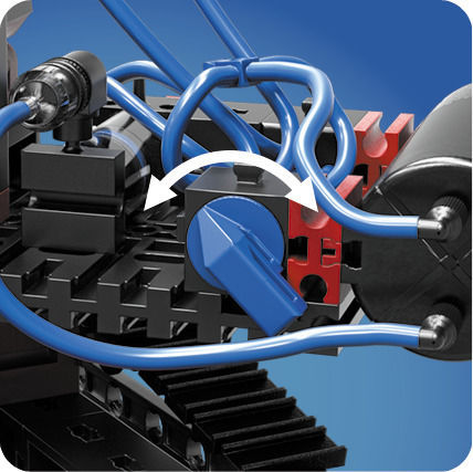 Fischer Technik Пластмасова Конструктивна Игра Pneumatic Power за Деца 8+ години+ Години