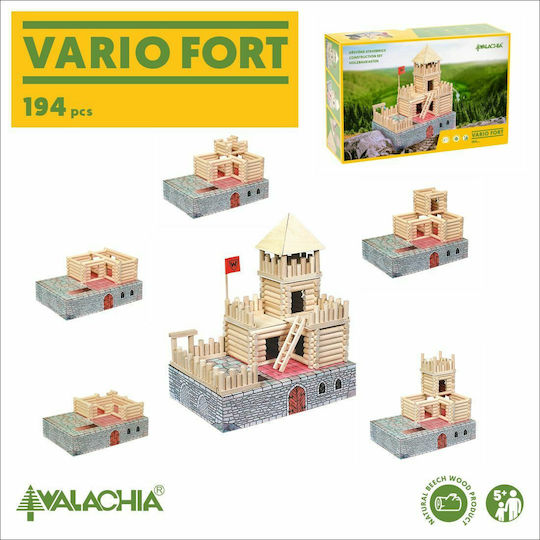 Walachia Wooden Construction Toy Vario Fort Nr.22 for Children 5+ years+ Years