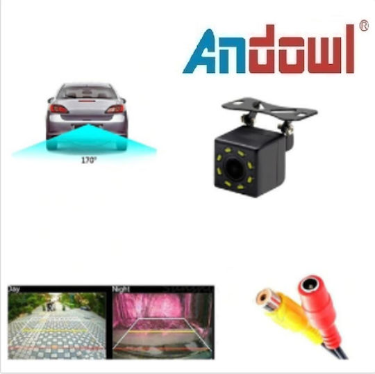 Andowl Qdc1 Waterproof Car Reverse Camera with Night Vision Universal